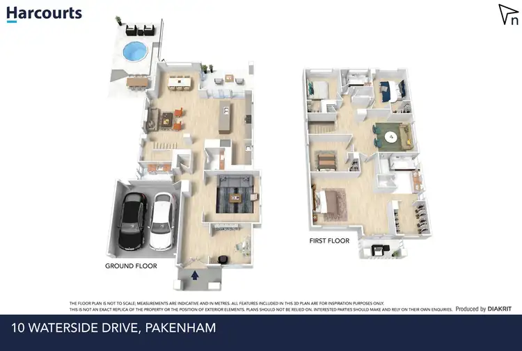 Floorplan of Homely house listing, 10 Waterside Drive, Pakenham VIC 3810