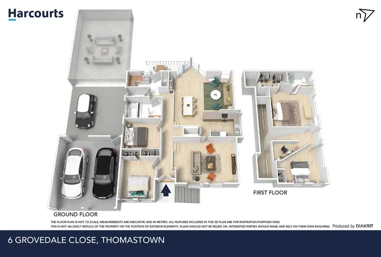 Floorplan of Homely house listing, 6 Grovedale Close, Thomastown VIC 3074