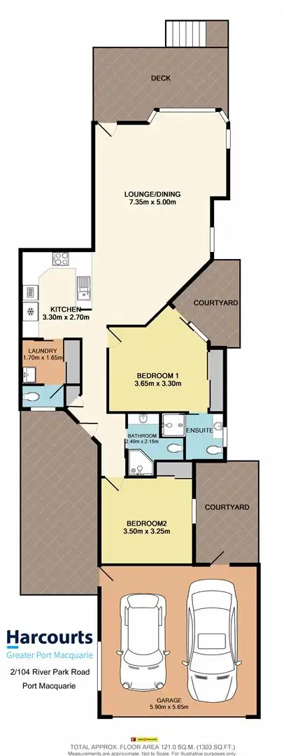 Floorplan of Homely villa listing, 2/104 River Park Road, Port Macquarie NSW 2444