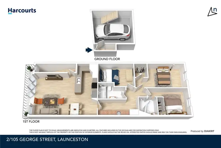 Floorplan of Homely house listing, 2/105 George Street, Launceston TAS 7250