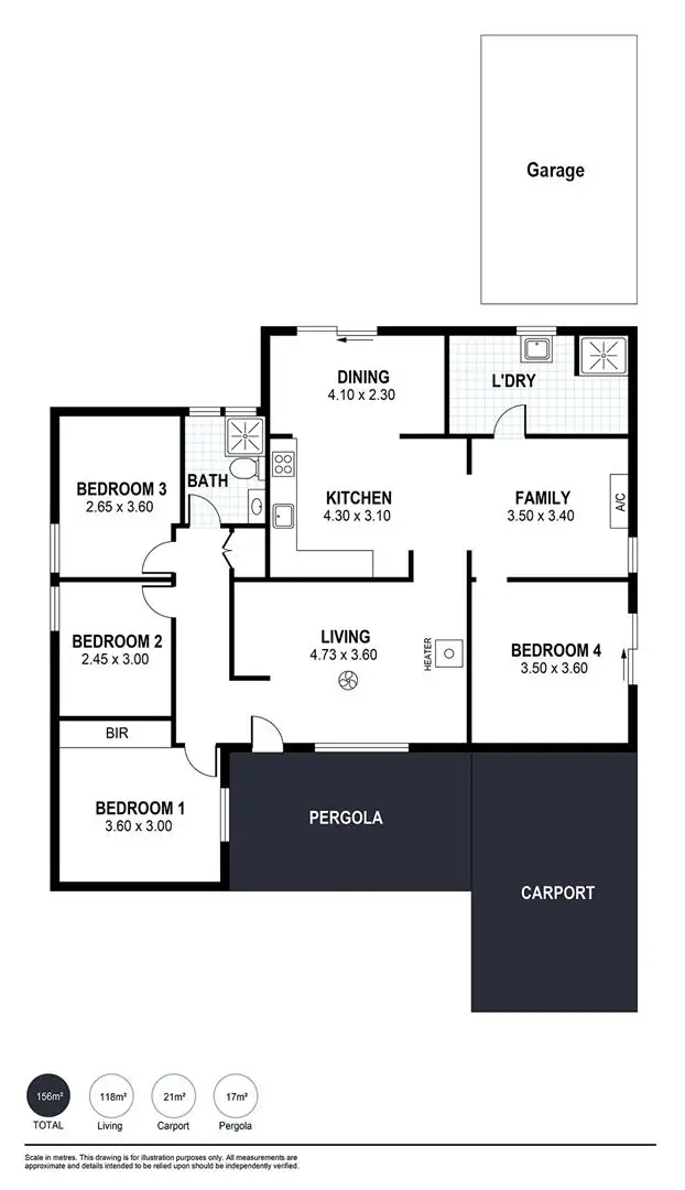 Floorplan of Homely house listing, 1 Egret Avenue, Goolwa South SA 5214