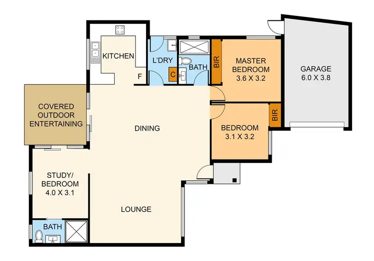 Floorplan of Homely unit listing, 3/37 Aubrey Grove, Boronia VIC 3155