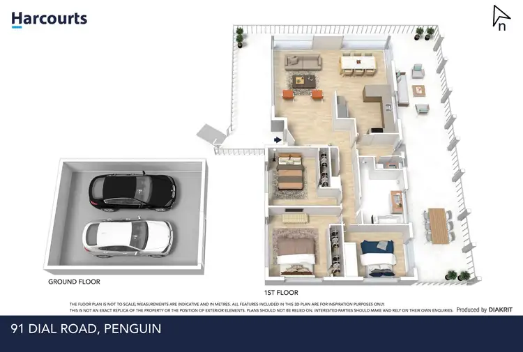 Floorplan of Homely house listing, 91 Dial Road, Penguin TAS 7316