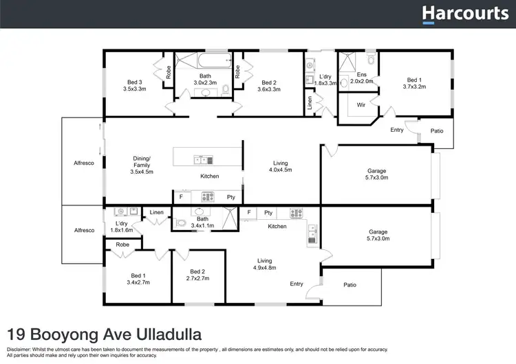 Floorplan of Homely house listing, 19 & 19A Booyong Avenue, Ulladulla NSW 2539