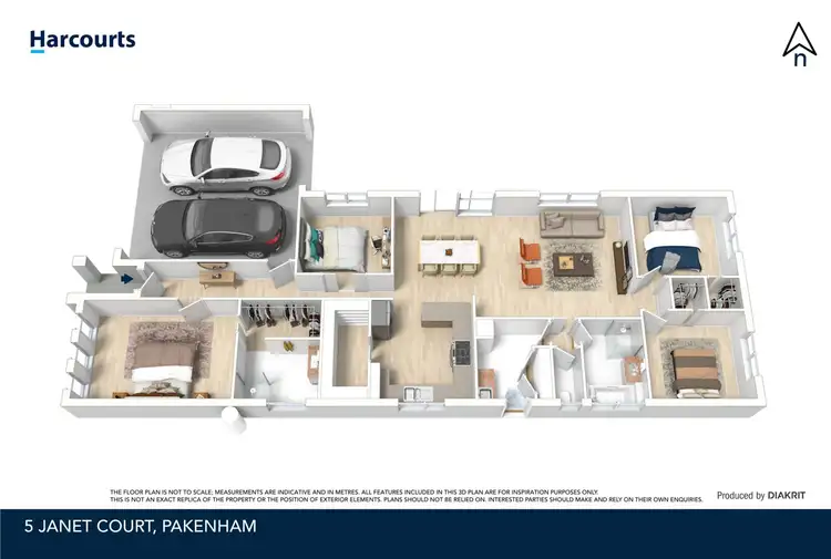 Floorplan of Homely house listing, 5 Janet Court, Pakenham VIC 3810