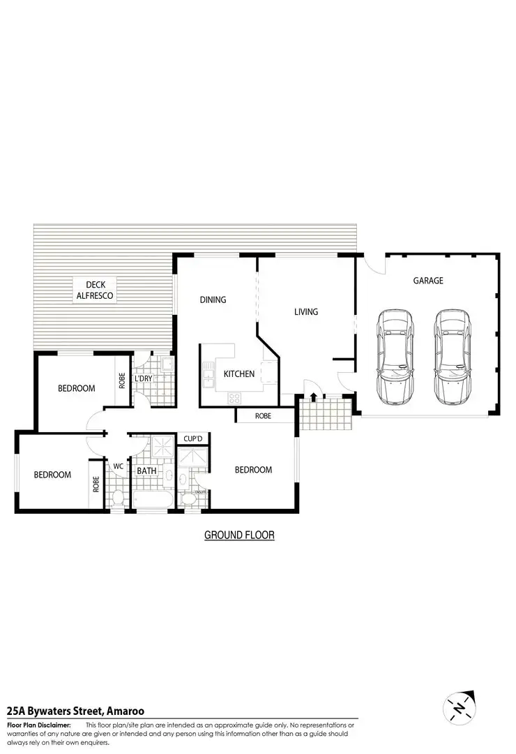 Floorplan of Homely house listing, 25a Bywaters Street, Amaroo ACT 2914