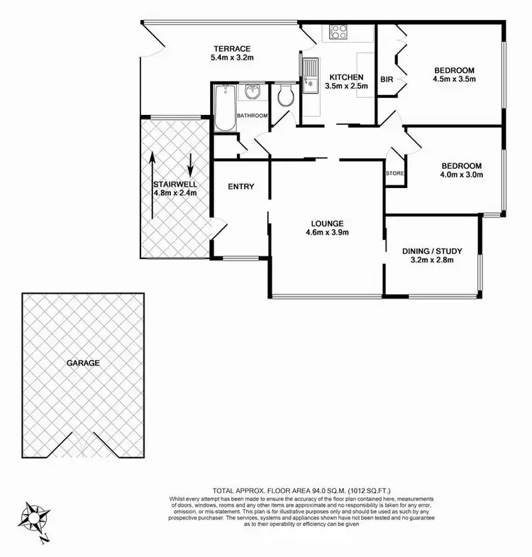 Floorplan of Homely flat listing, 4/601 Sandy Bay Road, Sandy Bay TAS 7005