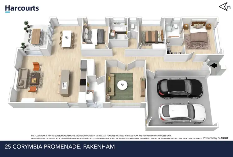Floorplan of Homely house listing, 25 Corymbia Promenade, Pakenham VIC 3810