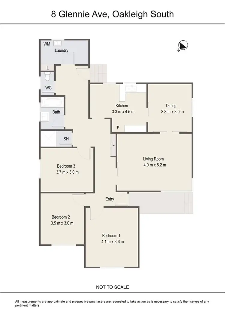 Floorplan of Homely house listing, 8 Glennie Avenue, Oakleigh South VIC 3167