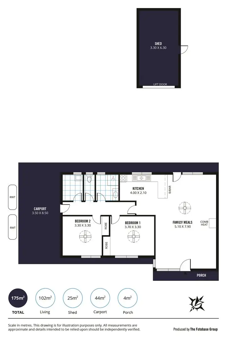 Floorplan of Homely house listing, 6 Park Avenue, Encounter Bay SA 5211