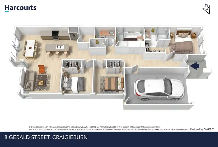 Floorplan of Homely house listing, 8 Gerald Street, Craigieburn VIC 3064