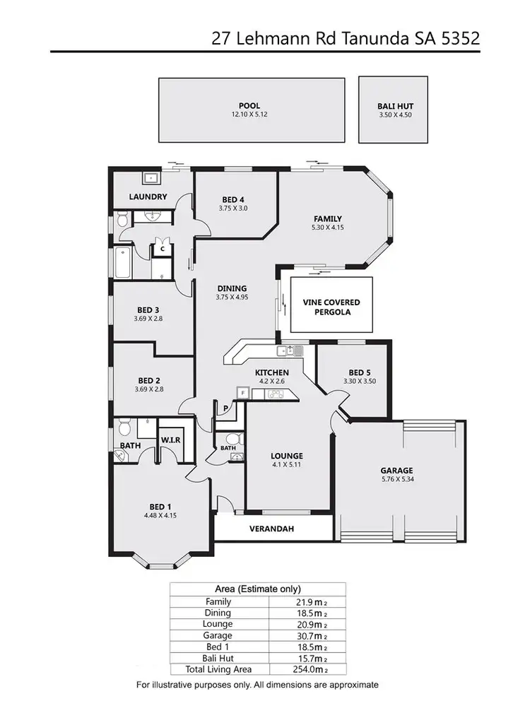 Floorplan of Homely house listing, 27 Lehmann Road, Tanunda SA 5352