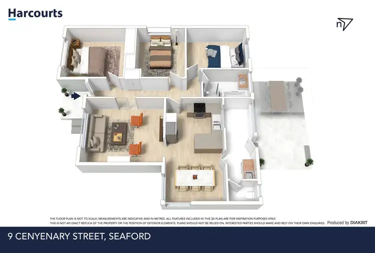 Floorplan of Homely house listing, 9 Centenary Street, Seaford VIC 3198