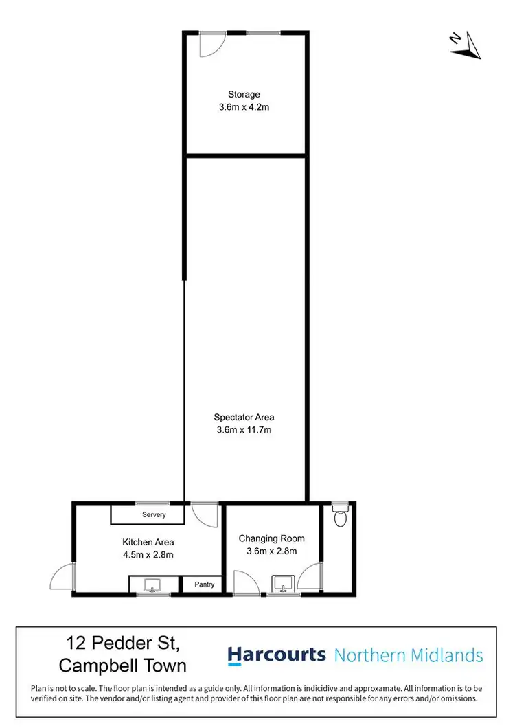 Floorplan of Homely land listing, 12 Pedder Street, Campbell Town TAS 7210