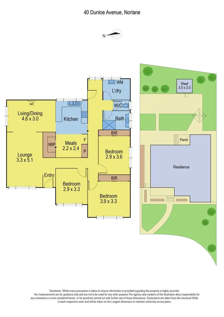 Floorplan of Homely house listing, 40 Dunloe Avenue, Norlane VIC 3214