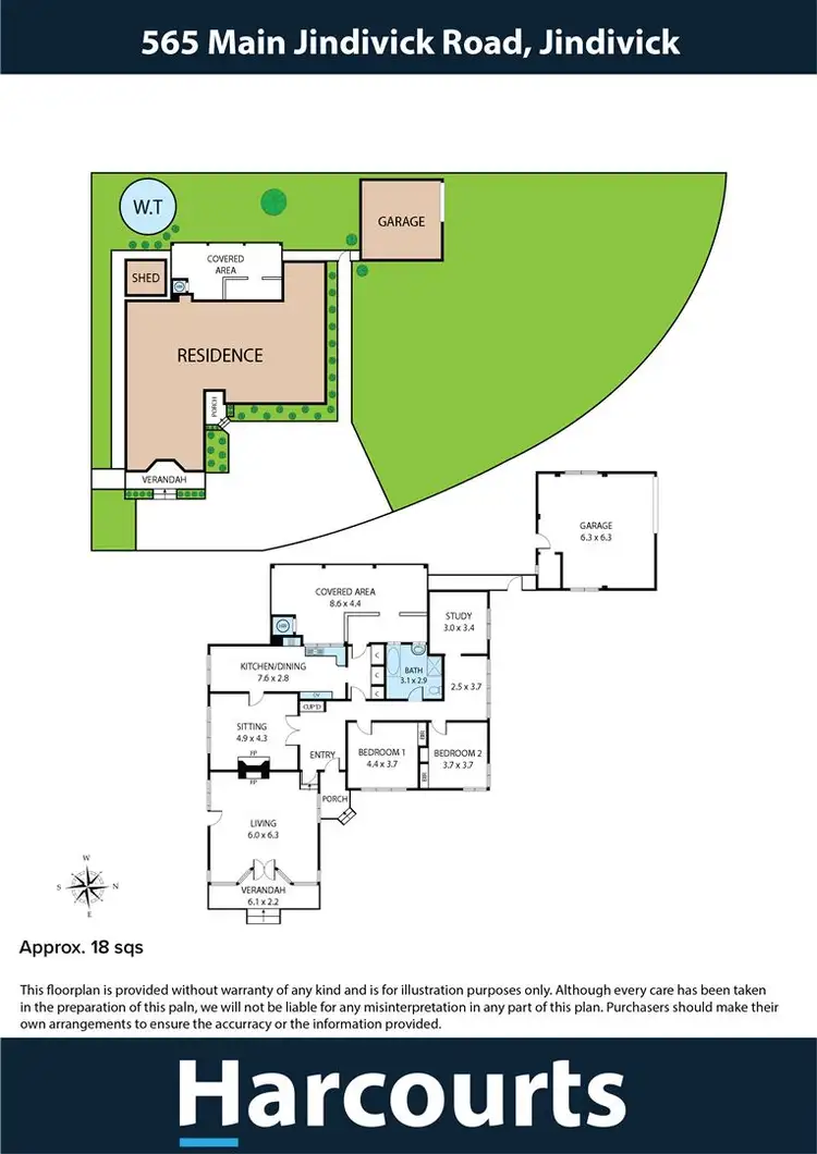 Floorplan of Homely house listing, 565 Main Jindivick Road, Jindivick VIC 3818