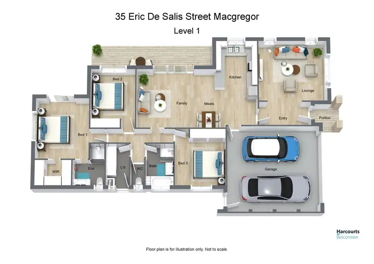 Floorplan of Homely house listing, 35 Eric De Salis Street, Macgregor ACT 2615
