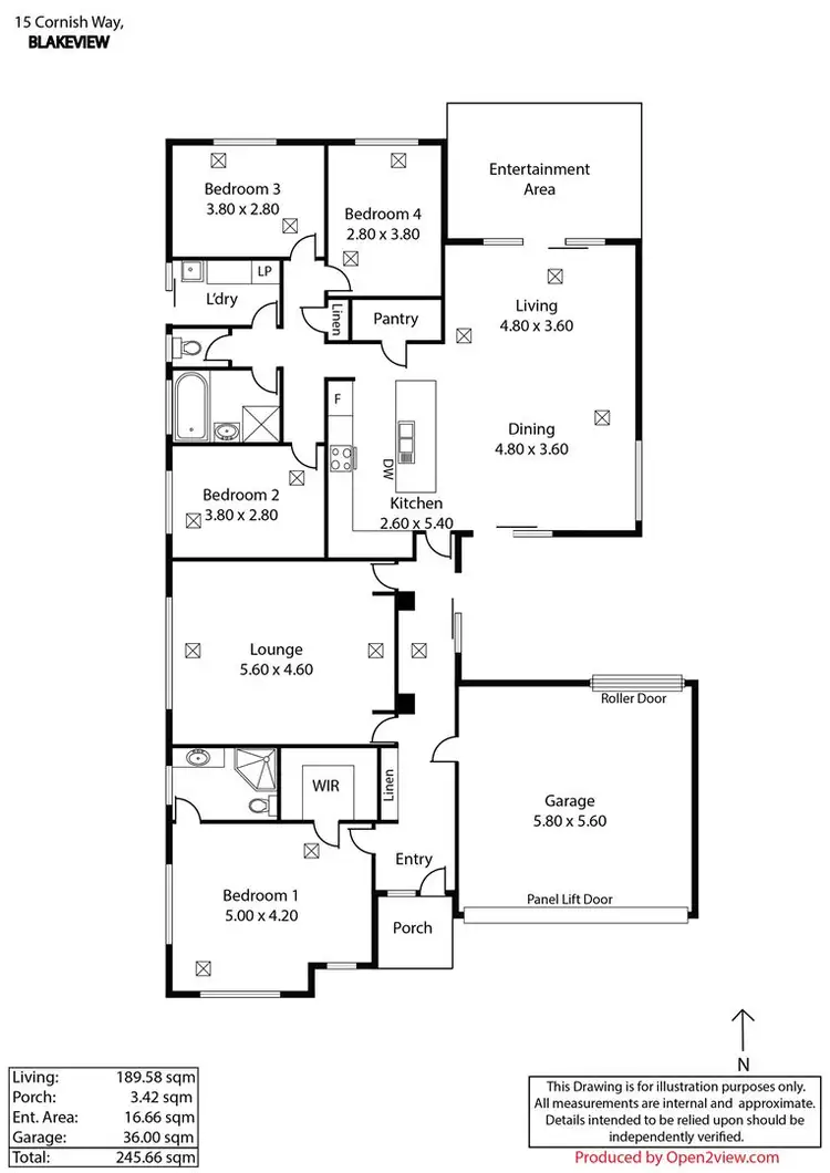 Floorplan of Homely house listing, 15 Cornish Way, Blakeview SA 5114