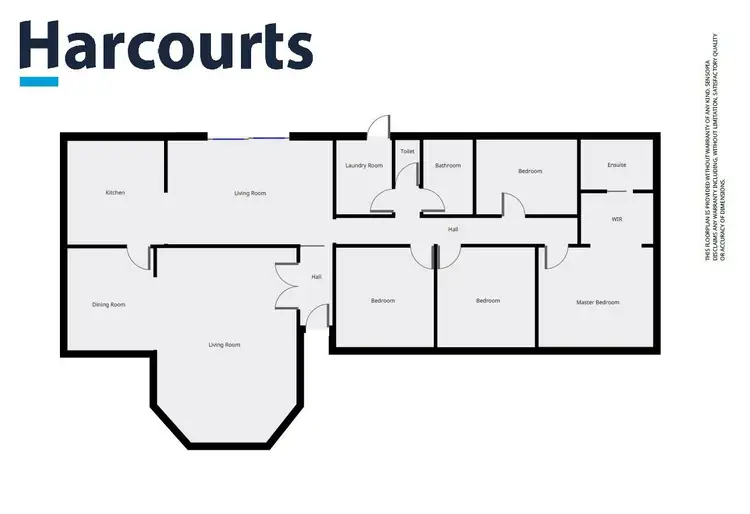 Floorplan of Homely house listing, 35 Three Mile Road Vectis, Horsham VIC 3400