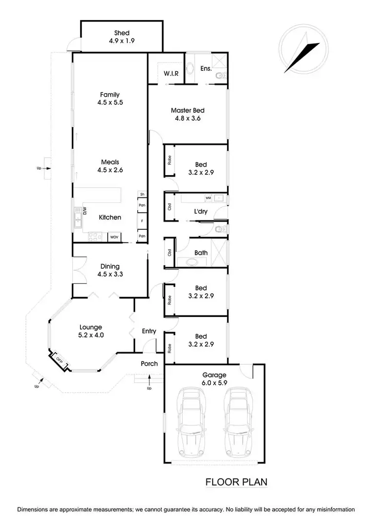 Floorplan of Homely house listing, 6 Kimbolton Drive, Lysterfield VIC 3156