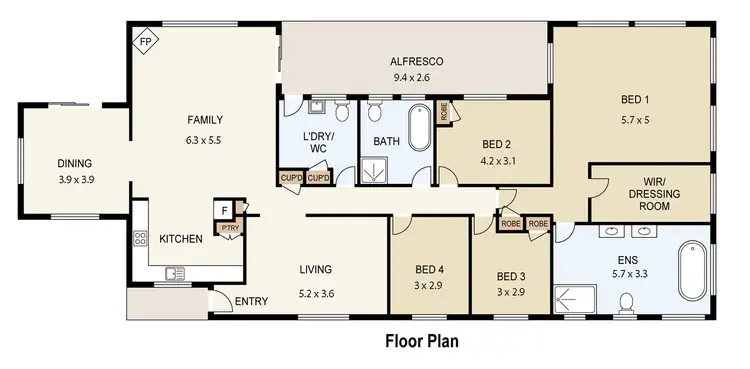 Floorplan of Homely rural property listing, 81-89 Thompson Road, Greenbank QLD 4124