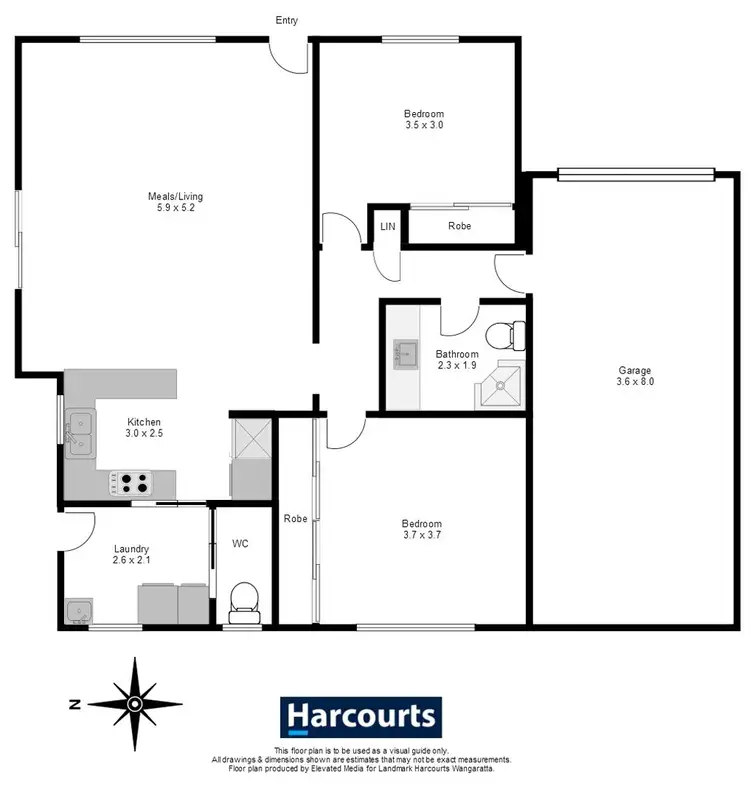 Floorplan of Homely house listing, 1A Dodsworth Street, Wangaratta VIC 3677