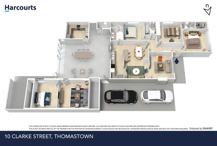 Floorplan of Homely house listing, 10 Clarke Street, Thomastown VIC 3074