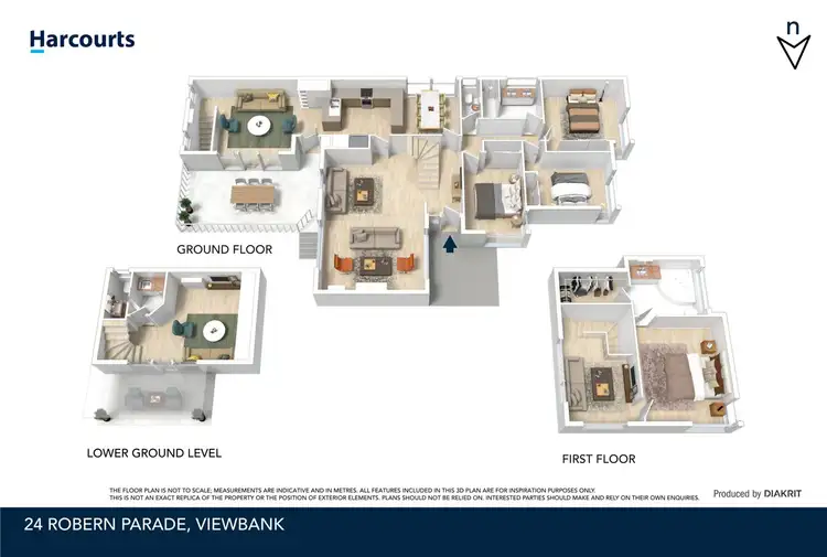 Floorplan of Homely house listing, 24 Robern Parade, Viewbank VIC 3084