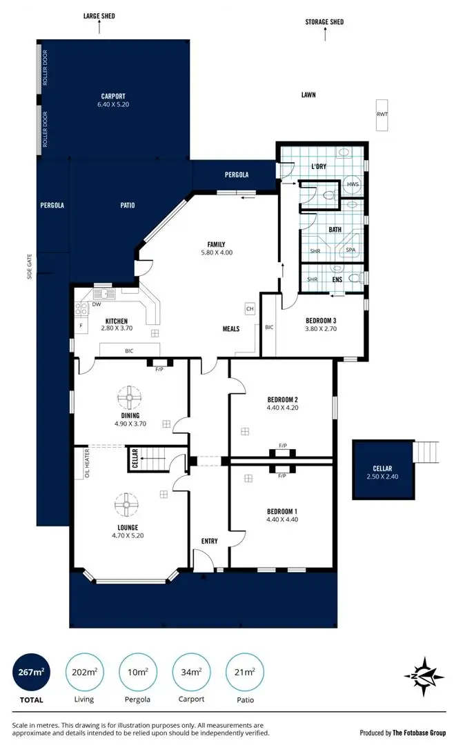 Floorplan of Homely house listing, 15 Clifton Street, Hawthorn SA 5062