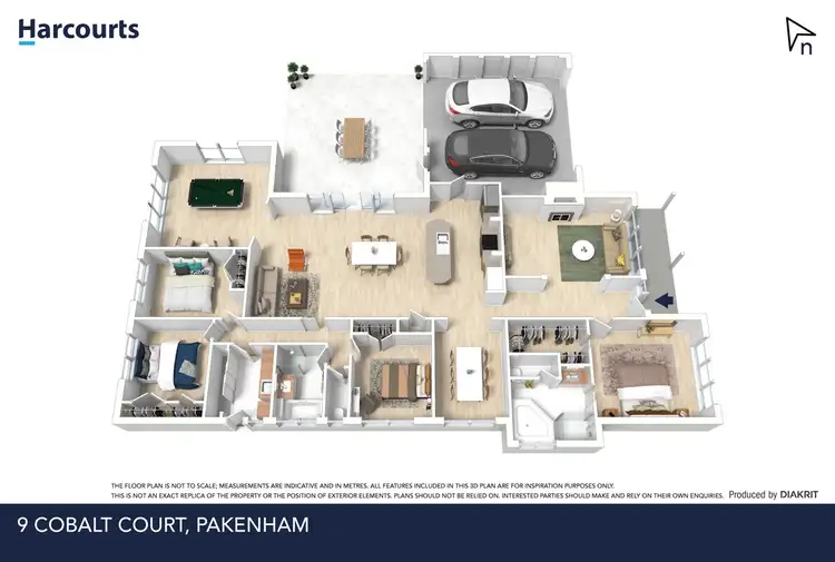Floorplan of Homely house listing, 9 Cobalt Court, Pakenham VIC 3810