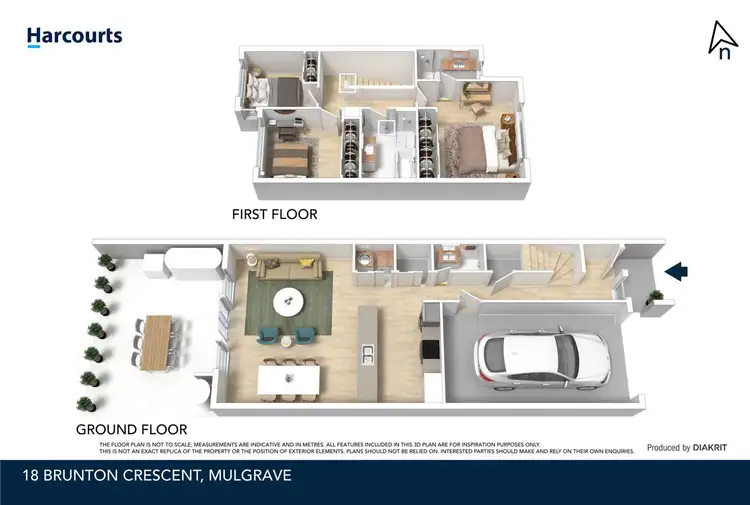 Floorplan of Homely house listing, 18 Brunton Crescent, Mulgrave VIC 3170