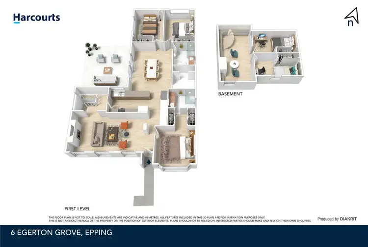 Floorplan of Homely house listing, 6 Egerton Grove, Epping VIC 3076