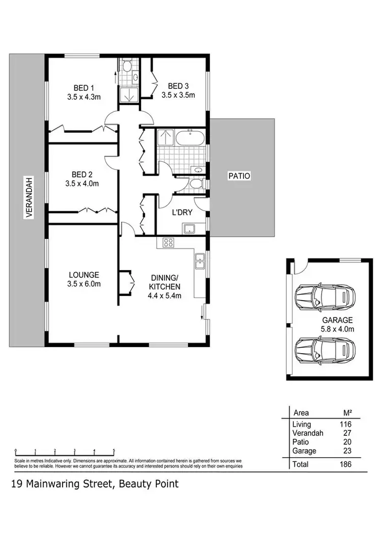 Floorplan of Homely house listing, 19 Mainwaring Street, Beauty Point TAS 7270