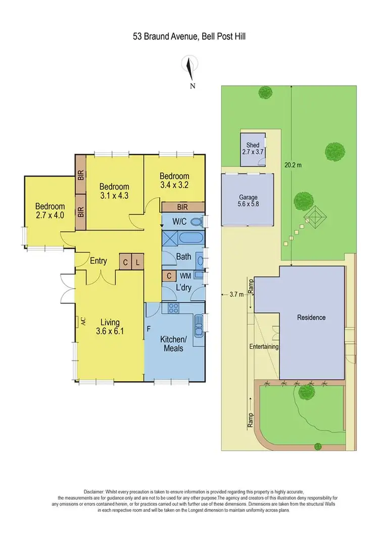 Floorplan of Homely house listing, 53 Braund Avenue, Bell Post Hill VIC 3215