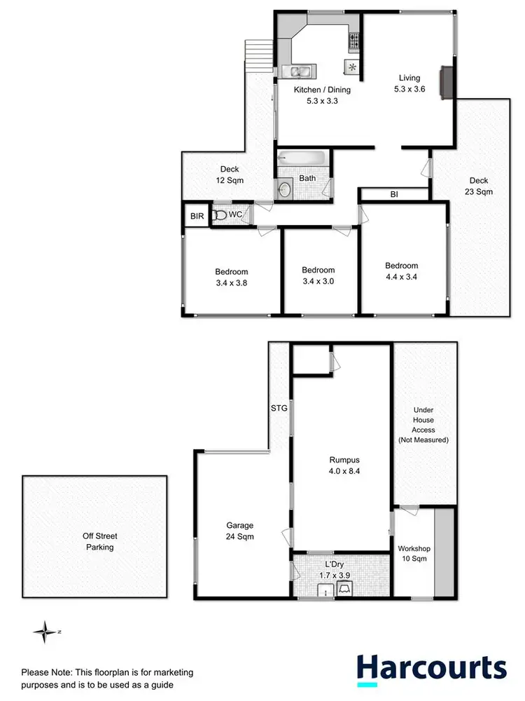 Floorplan of Homely house listing, 59a Waverley Street, Bellerive TAS 7018