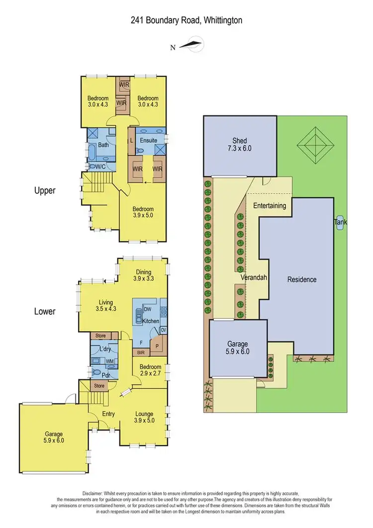 Floorplan of Homely house listing, 241 Boundary Road, Whittington VIC 3219