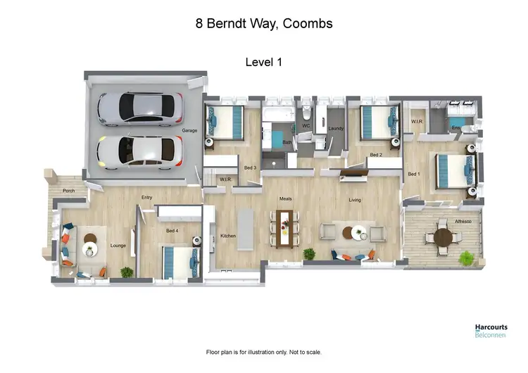 Floorplan of Homely house listing, 8 Berndt Way, Coombs ACT 2611