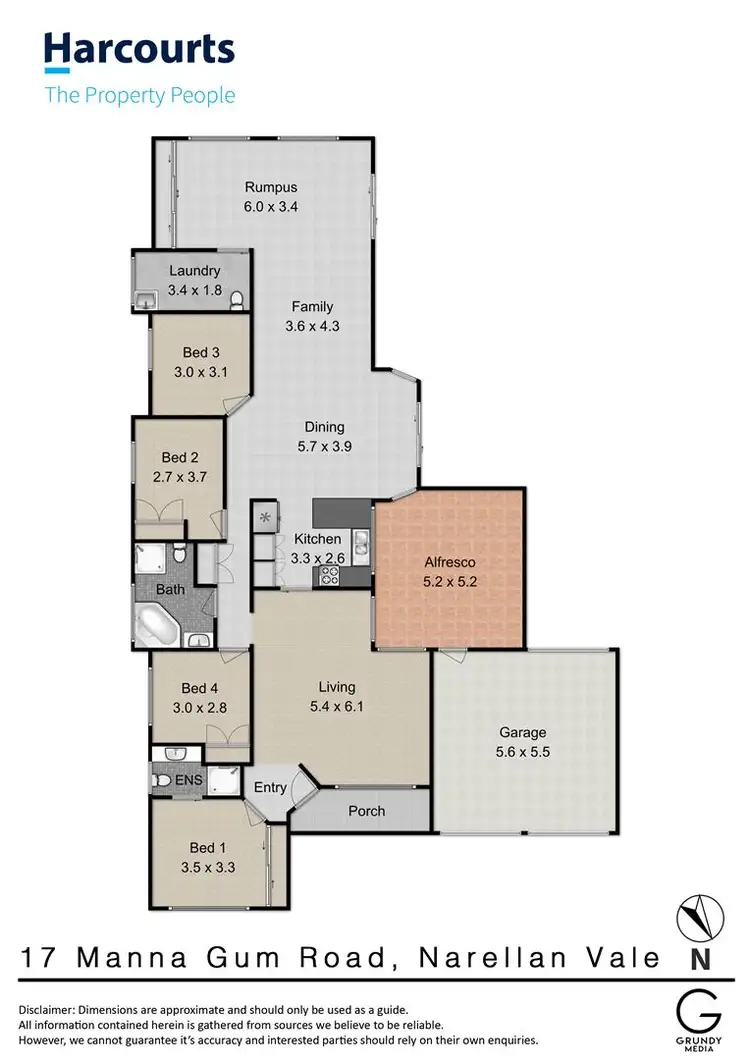 Floorplan of Homely house listing, 17 Manna Gum Road, Narellan Vale NSW 2567