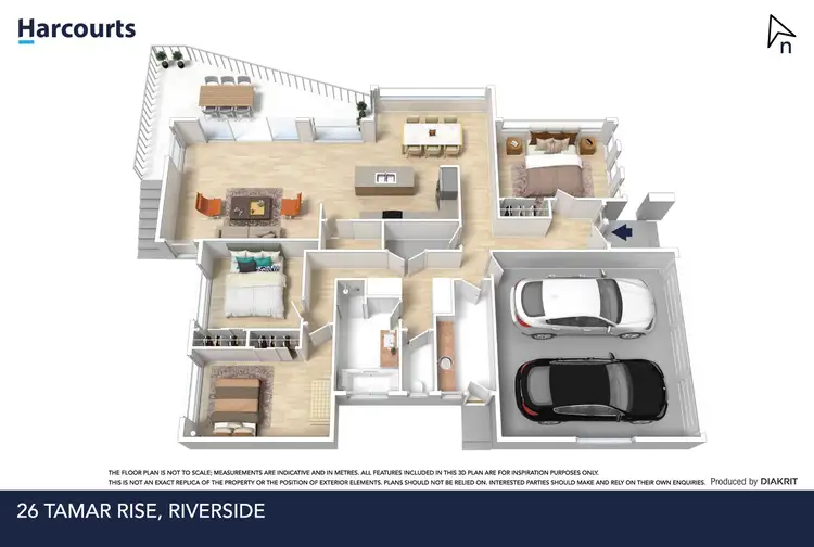 Floorplan of Homely house listing, 26 Tamar Rise, Riverside TAS 7250