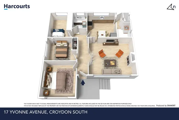 Floorplan of Homely house listing, 17 Yvonne Avenue, Croydon South VIC 3136