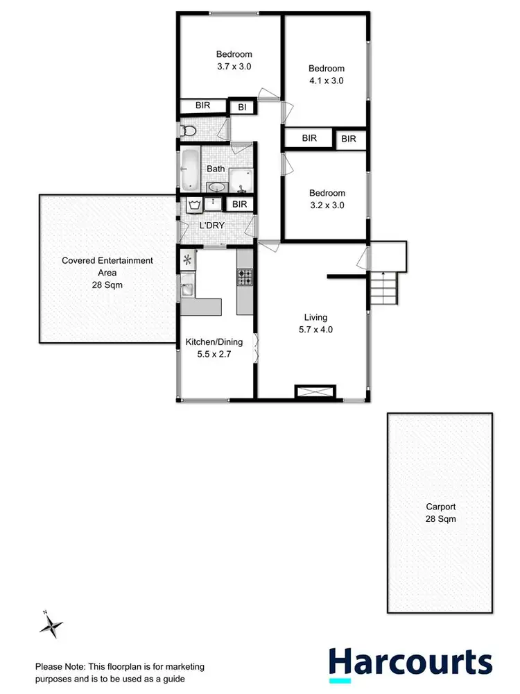 Floorplan of Homely house listing, 81a Coleman Street, Moonah TAS 7009