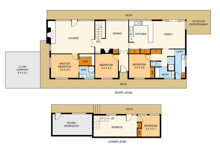 Floorplan of Homely house listing, 72 Bayview Crescent, The Basin VIC 3154