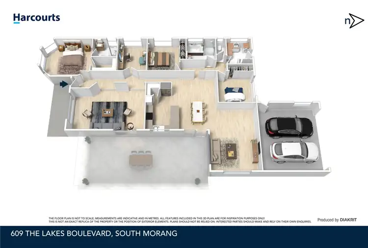 Floorplan of Homely house listing, 609 The Lakes Boulevard, South Morang VIC 3752