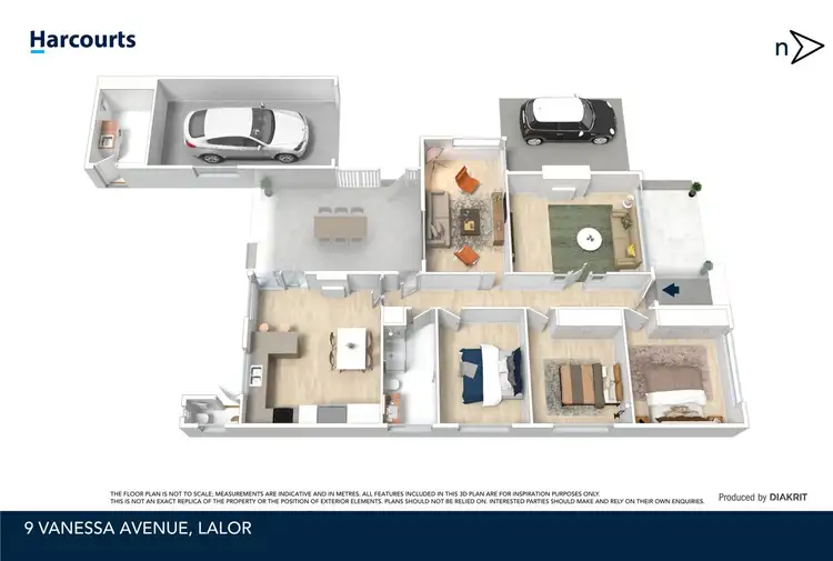 Floorplan of Homely house listing, 9 Vanessa Avenue, Lalor VIC 3075