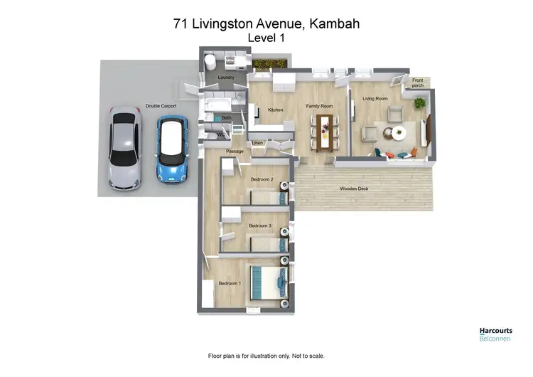 Floorplan of Homely house listing, 71 Livingston Avenue, Kambah ACT 2902