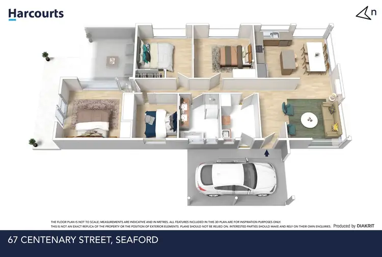 Floorplan of Homely house listing, 67 Centenary Street, Seaford VIC 3198