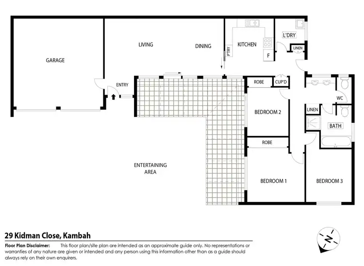 Floorplan of Homely house listing, 29 Kidman Close, Kambah ACT 2902