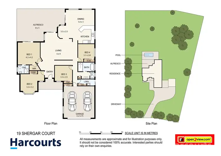 Floorplan of Homely house listing, 19 Shergar Court, Jimboomba QLD 4280