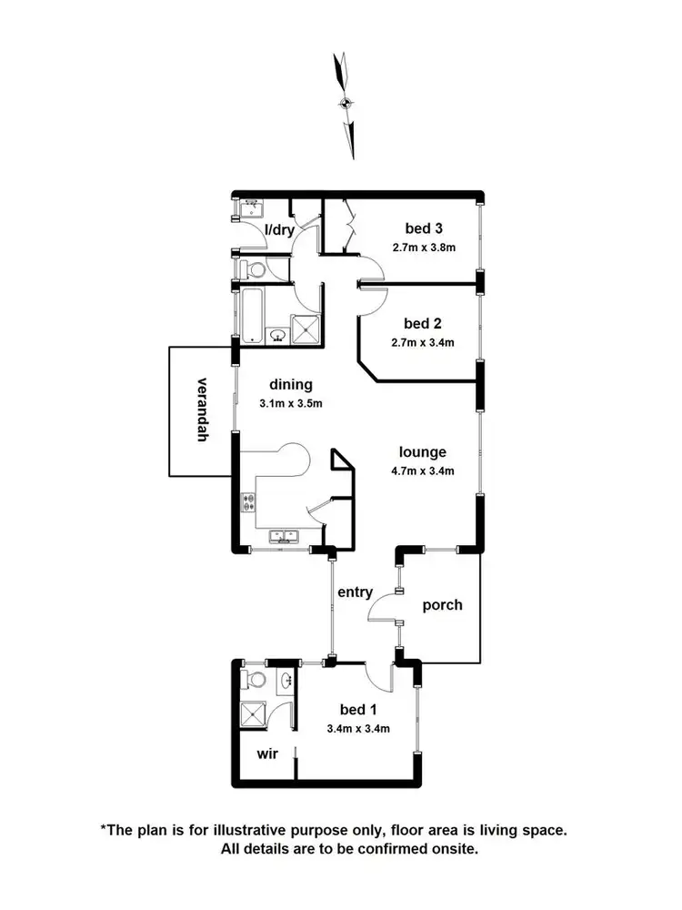 Floorplan of Homely house listing, 3 Ami Court, Berwick VIC 3806