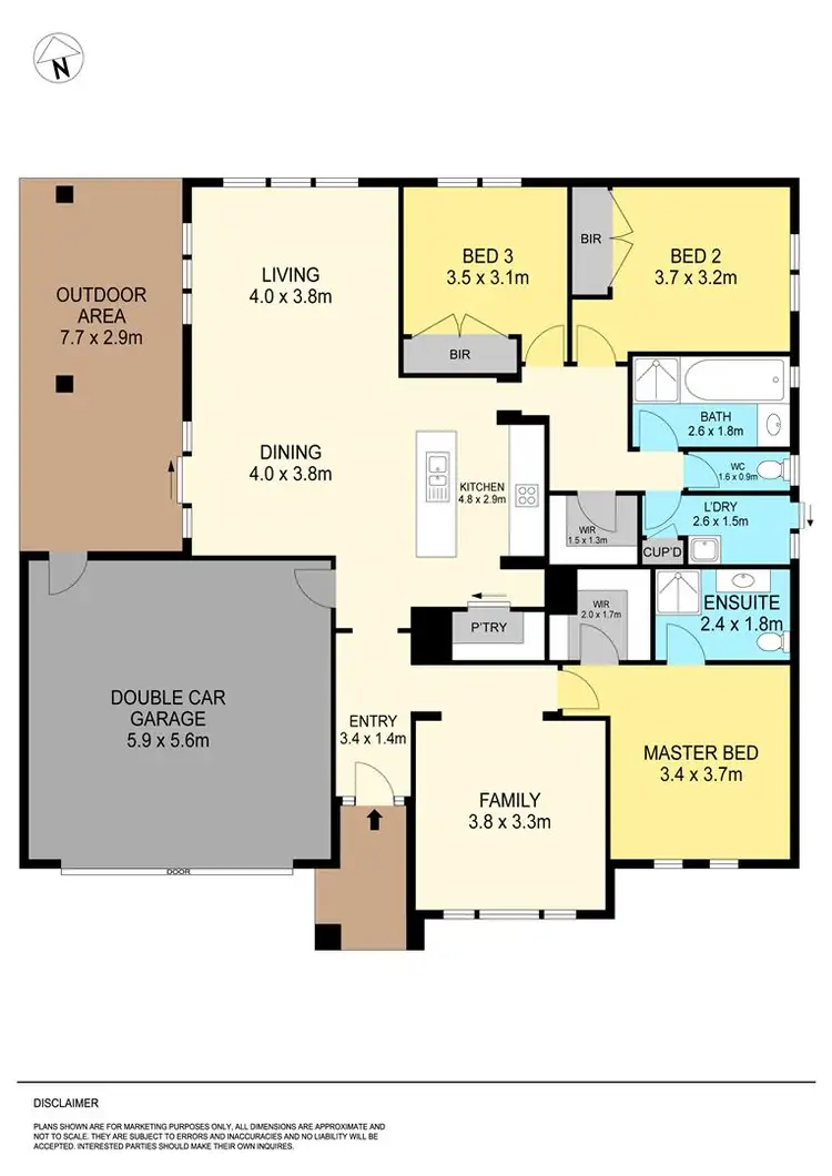 Floorplan of Homely house listing, 12 Normlyttle Parade, Miners Rest VIC 3352